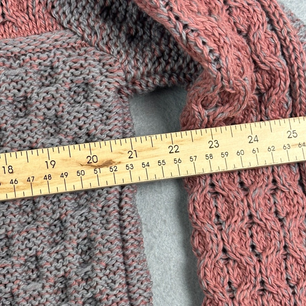 Aran Crafts Cardigan Sweater Womens M button Merino Wool Cable Knit Fisherman - Picture 14 of 15